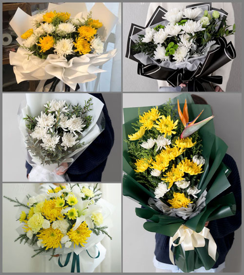 福建福州永泰县长庆镇中洋村白事花束代送